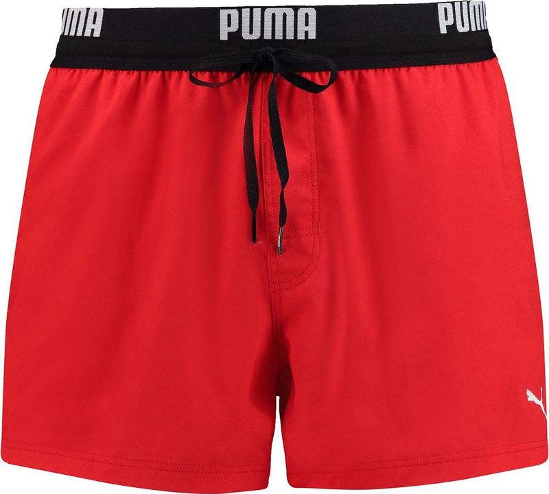 PUMA Swim Logo Short - Rood - Zwembroek
