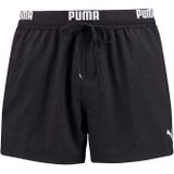 PUMA Heren Logo Korte Lengte Zwemshorts (1 Pack), Zwart, XXL