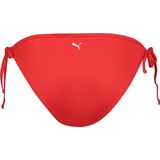 Puma - Side Tie Bikinibroekje - Rood - 100% Polyester