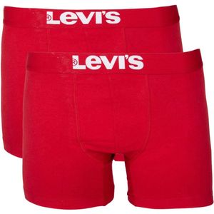 Levi's - Boxershort 2-Pack - Chili Rood - Heren
