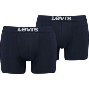 Levi's - Solid Basic - Boxershort - Blauw - 4 Stuks
