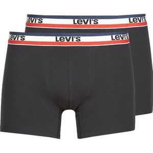 Levi's - 2-Pack Boxershorts - Zwart - Katoen