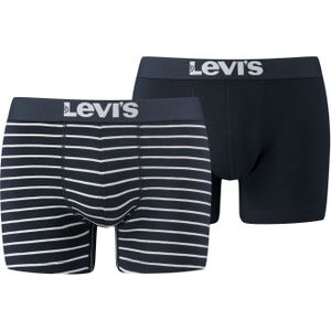 Levi's - Vintage Stripe - Boxershorts - Blauw - 95% Katoen - 5% Elastaan