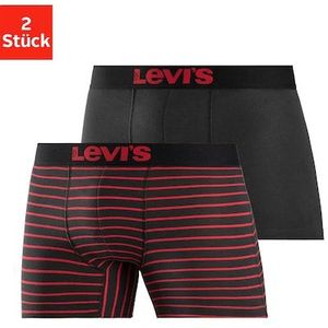 Levi's - 2-pack Boxershorts - Vintage Stripe - Zwart - Katoen