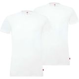 Levi's T-shirt Ronde Hals Wit 2Pack - Heren - Basic T-shirts