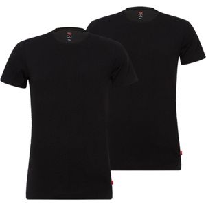 LEVI'S - Basic Shirt - T-shirt - Zwart - Katoen - 2-pack