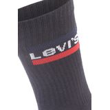 Levi's - Sportsokken - Zwart - Katoen - Versterkte Hiel en Tenen