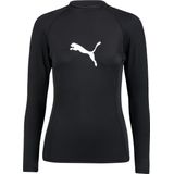 PUMA - Swim Long Sleeve - Rashguard - Zwart - Gerecycled Nylon