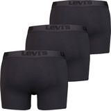 Levi's Boxershorts - Zwart - 3-Pack - 95% Katoen 5% Elastaan