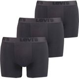 Levi's Boxershorts - Zwart - 3-Pack - 95% Katoen 5% Elastaan