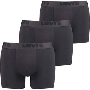Levi's - Boxershorts - Zwart - 3-Pack - 95% Katoen, 5% Elastaan