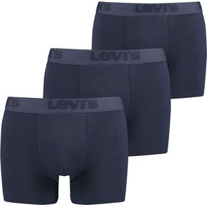 Levi's Boxershorts Heren - 3 Stuks - Blauw (Marineblauw)
