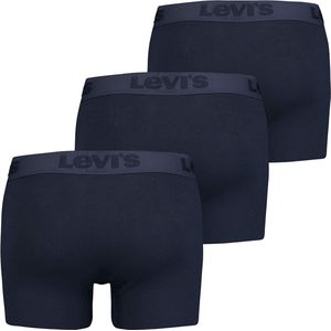 Levi's - Boxershorts - Navy - 95% Katoen 5% Elastaan - 3-Pack