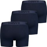 Levi's - Boxershorts - Navy - 95% Katoen 5% Elastaan - 3-Pack