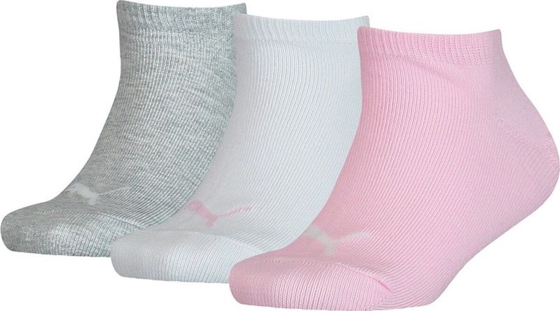 Puma - Kids Invisible 3P - Sokken 3-Pack - 27 - 30 - Roze