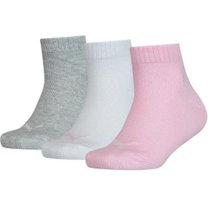 Puma - Kids Quarter 3P - Kindersokken Roze - 23 - 26 - Roze