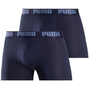 Puma - Basic Boxer 2P - Boxershorts - XXL - Blauw