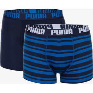 Puma - Heritage Stripe - Boxershorts - Blauw-Multicolor - 2-Pack