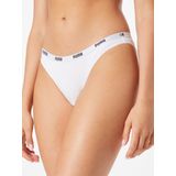 Puma - Dames Bikini Slips - Zwart - 2-Pack - Katoenen Modal