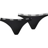 Puma - Dames Bikini Slips - Zwart - 2-Pack - Katoenen Modal