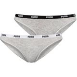 PUMA Iconic Bikini 2P Dames Slip - Maat XS