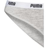 PUMA Bikini ondergoed voor dames (set van 2), grijs/grijs, XS