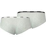 Puma - Iconic Hipster 2P - Dames Boxer - Grijs - 2-Pack