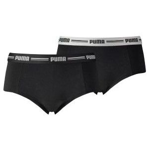 Puma - Mini Short Boxershorts - Zwart - Katoen-Modal Stretch - Set van 2