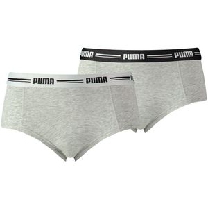 PUMA Minishorts - Grijs - Katoen en Modal - Set van 2