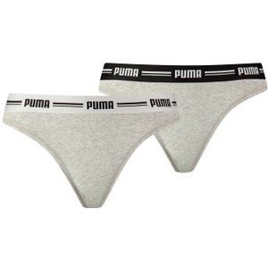 PUMA String Iconic - Set van 2 - Grijs mêlee - Katoen