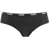Licence Puma Brazilian Slips aus Mikrofaser Damen, 2er-Pack | Black | Größe: 1