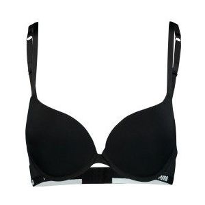 PUMA - Push-up Damesbeha - Sportbeha - Zwart - Katoen