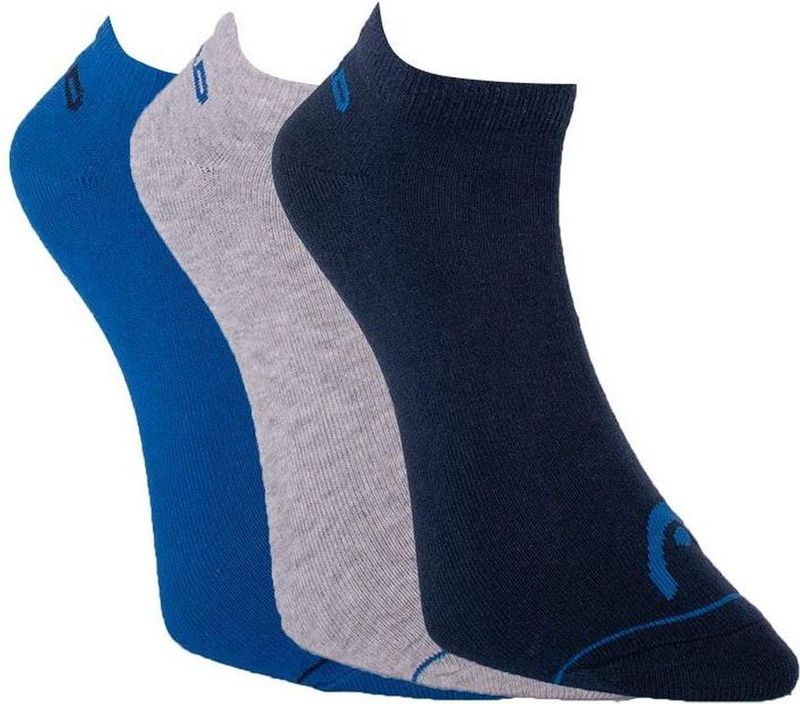 Hoofd - Sneaker 3P - Lage Sokken - Zwart - Katoen/Polyester/Elastaan