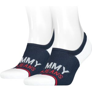 Tommy Hilfiger - Enkelsokken - Donkerblauw/Wit/Rood - Zacht en Comfortabel