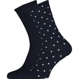 Tommy Hilfiger sokken met stippen - set van 2 zwart