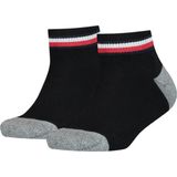 Tommy Hilfiger - Quartersokken - Zwart - 2-pack - Iconic Sports