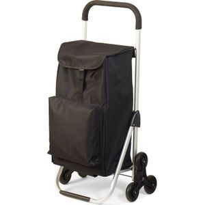 Blokker Boodschappen Trolley - 40 Liter Trolley - Zwart