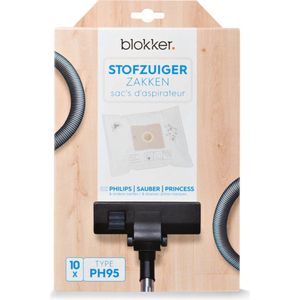 Blokker stofzuigerzak Philips, Blokker, Sauber, Princess ph95 - 10 stuks