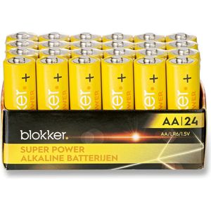 Blokker Alkaline Batterijen - AA - 24 stuks