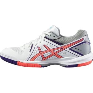 Asics Gel Task wit oranje indoorschoenen dames