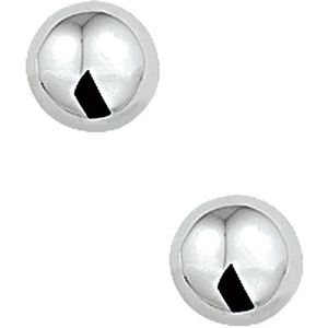 The Jewelry Collection Oorknoppen Bol - Zilver