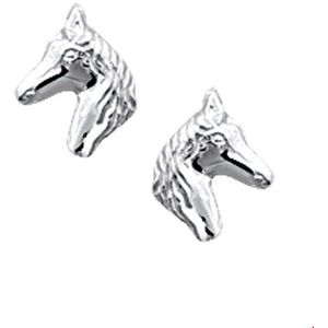 TFT - Oorknoppen - Paardenhoofd - Zilver - Glanzend