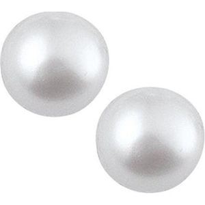 The Jewelry Collection Oorknoppen Synth. Parel - Zilver