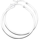 Oorringen - Zilver - Vierkante Buis - 2,0 mm - Hefboom-sluiting