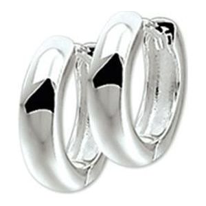 The Jewelry Collection klap-oorringen Bol - Zilver