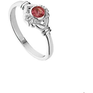 ring strass zilver wit 1010443