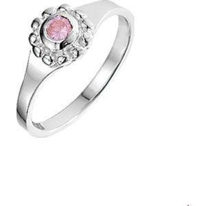 ring roze zirkonia zilver wit 1014802