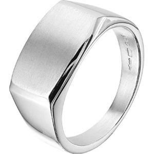 The Jewelry Collection For Men Ring Poli/mat - Zilver