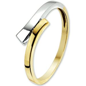Ring - 14K Bicolor Goud - Dames - Gepolijst
