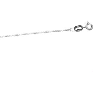 collier venetiaans 0,8 mm zilver wit 1001722